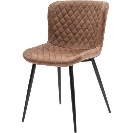 Scaun dining S-154, Cappuccino, 48x84x40 cm