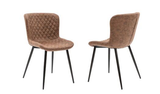 Scaun dining S-154, camel - imagine 3