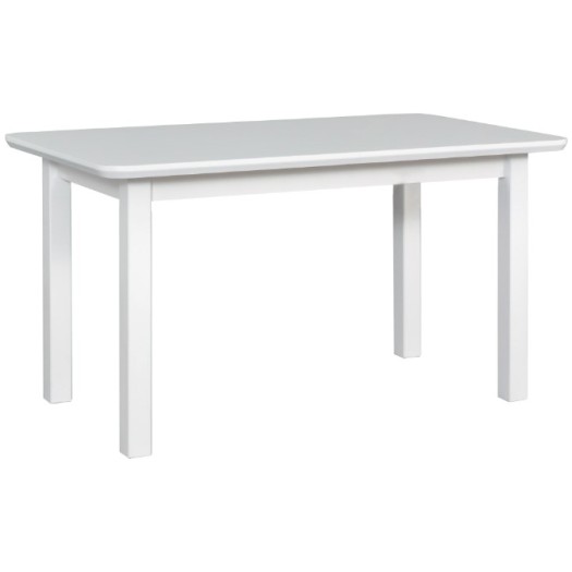 Masa extensibila 140x180 cm MB-13 Venus2S B, alba, lemn masiv de fag si PAL