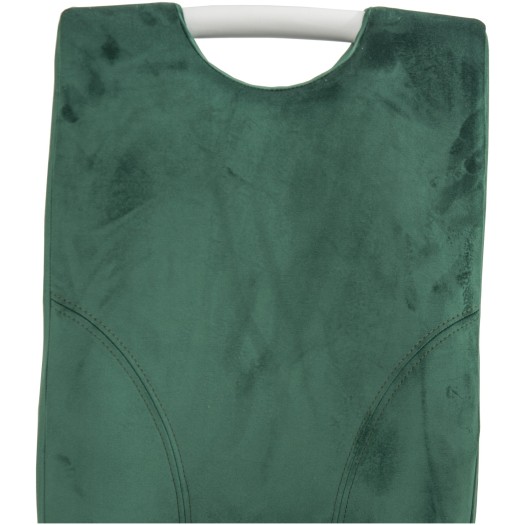 Scaun Olivia, tapitat, verde, Titan 134, lemn masiv fag, 45x90x53 cm - imagine 8