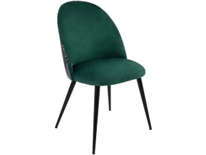 Scaun living tapitat cu stofa premium S-171, tapiterie verde