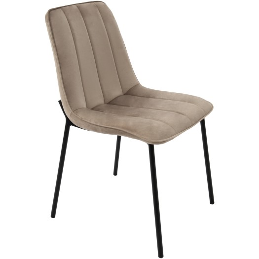 Scaun living tapitat cu stofa premium, S-174, cappucino