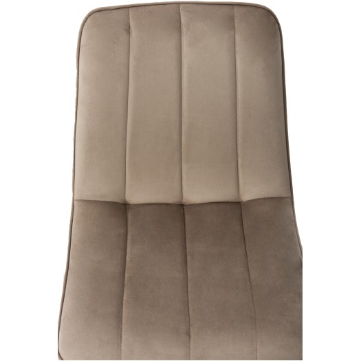 Scaun living tapitat cu stofa premium, S-174, cappucino - imagine 6