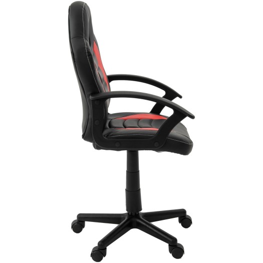Scaun birou S-182, negru/rosu - imagine 7
