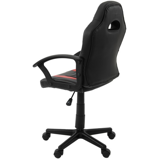 Scaun birou S-182, negru/rosu - imagine 3