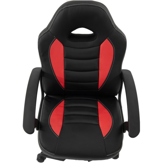 Scaun birou S-182, negru/rosu - imagine 4