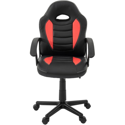 Scaun birou S-182, negru/rosu - imagine 9
