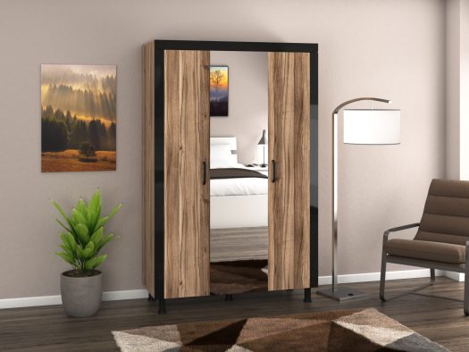 Dressing Omega, Nuc Lyon, Cu oglinda, 130x202x52 cm, PAL