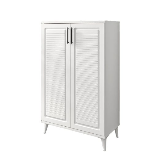 Pantofar Fuga, 70x118x36.5 cm, Alb, MDF - imagine 3