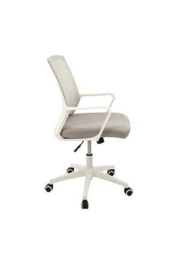 Scaun birou S-196, Gri, 100x44.5x48 cm, Material Textil - imagine 3