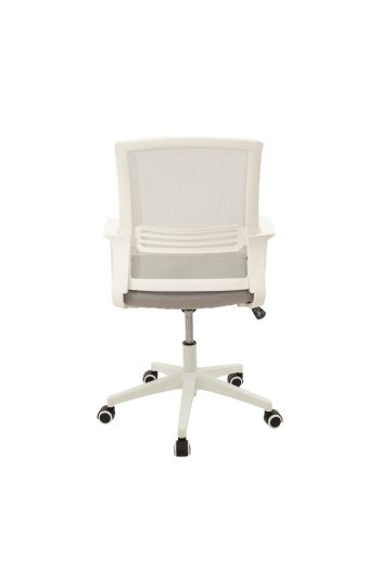 Scaun birou S-196, Gri, 100x44.5x48 cm, Material Textil - imagine 5