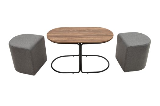 Set masa cafea cu 2 tabureti, MC-111 78x39x45 cm, Blat MDF